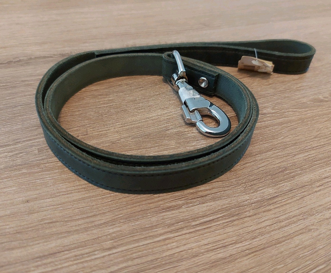 Nieuwe! Leren hondenriem, Ophalen of Verzenden, Nieuw