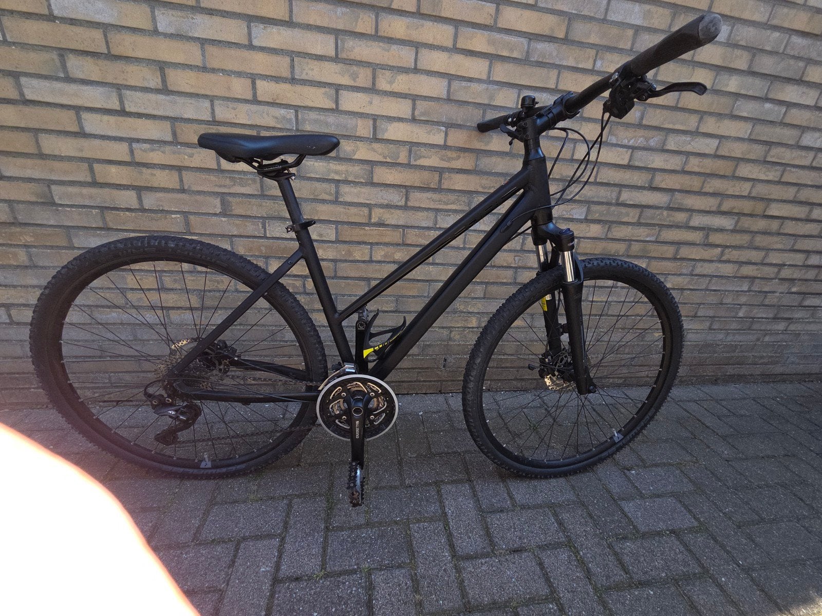 Cube damesfiets 28 inch, 3x10 versnellingen, z.g.a.n., Versnellingen, Zo goed als nieuw, Schijfrem, Ophalen