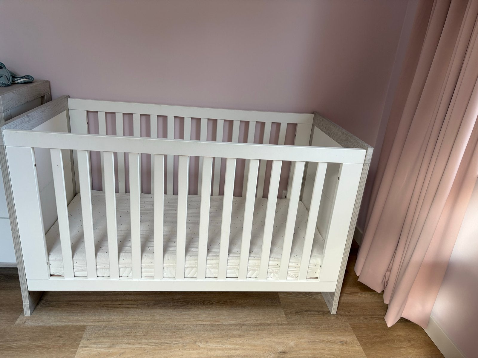 Ledikant (zonder matras), Ophalen, Gebruikt, 70 tot 85 cm, 140 tot 160 cm