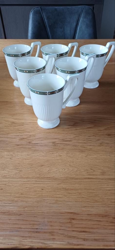 6 persoons koffieservies., Ophalen of Verzenden, Zo goed als nieuw, Overige stijlen, Kop(pen) en/of Schotel(s)