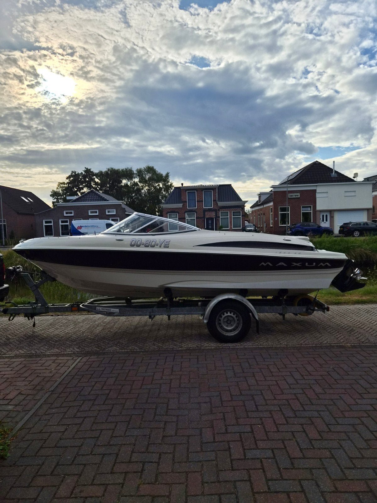 Maxum 1800SR 4,3L V6 incl kanteltrailer. overcompleet, Ophalen of Verzenden