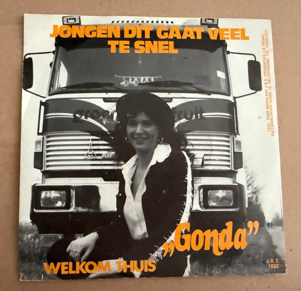 Gonda - Jongen dit gaat te snel - Piraten topper -, Cd's en Dvd's, Vinyl | Nederlandstalig, Gebruikt, Overige formaten, Levenslied of Smartlap