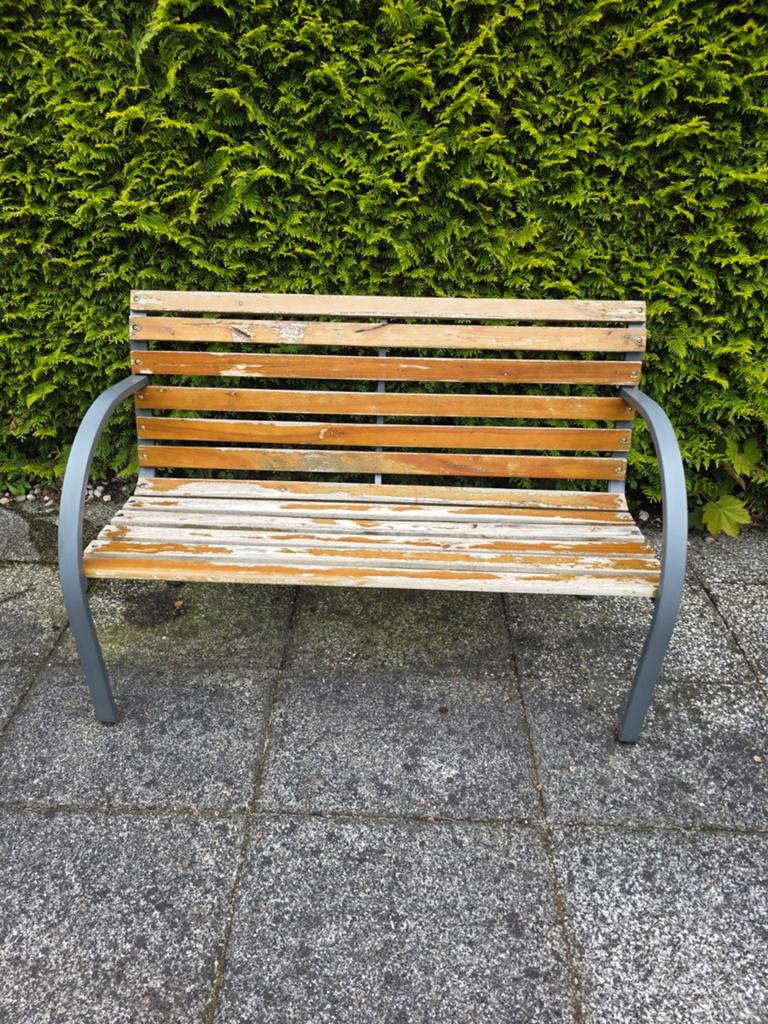 Tuinbank e.40,-, Ophalen, Gebruikt, Hout
