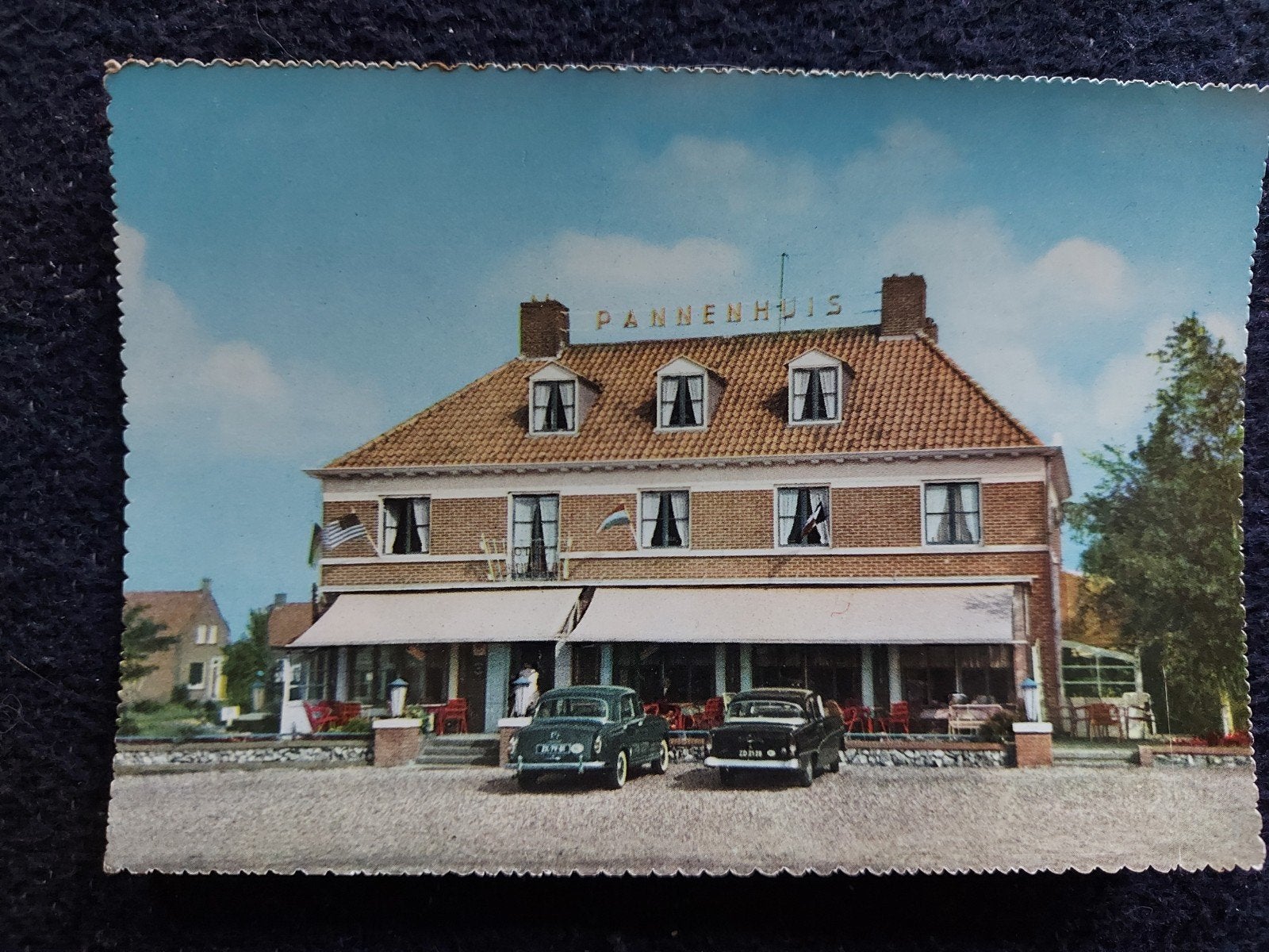 Ansichtkaart Hoogerheide - Hotel Restaurant Het Pannenhuis, Ophalen of Verzenden, 1960 tot 1980, Ongelopen, Noord-Brabant