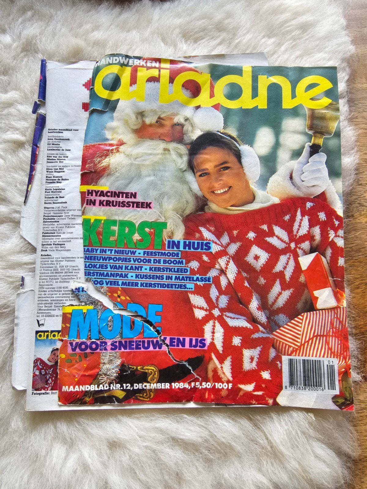 Vintage handwerk tijdschrift Ariadne Nr 12. 1984, Ophalen of Verzenden, Gelezen, Damesbladen
