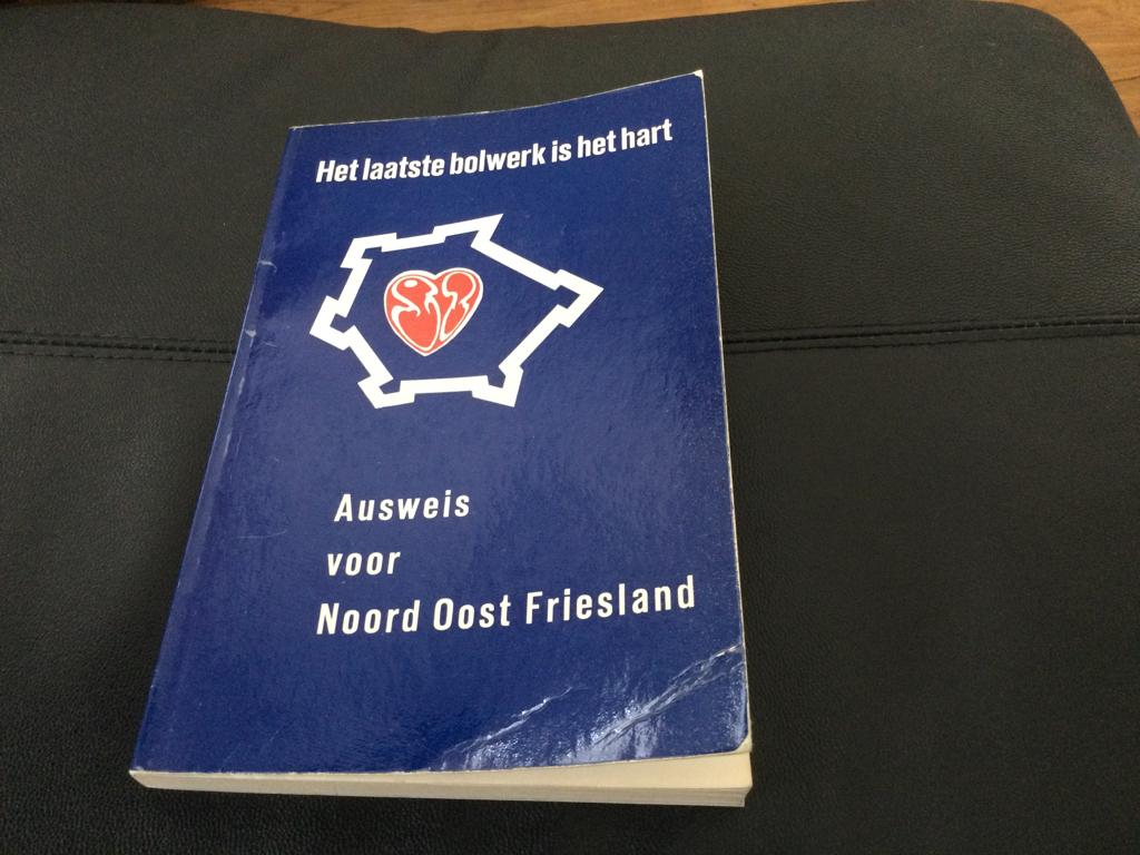 Ausweis voor Noord Oost Friesland. Dokkum, Ophalen of Verzenden, Gelezen