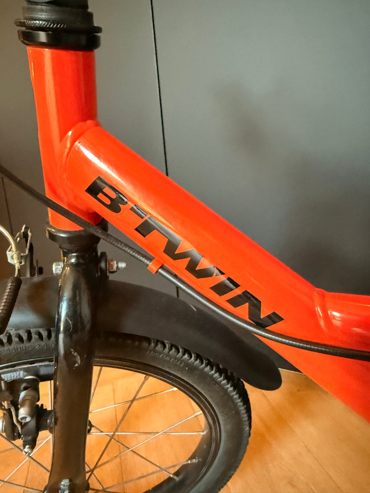 Foto 4 van B'TWIN Robot 500 Kinderfiets 16 inch - Oranje
