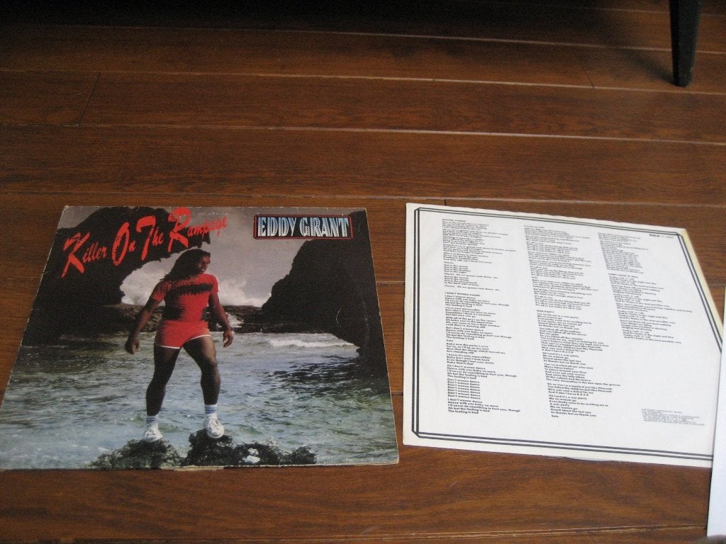 Eddy grant lp killer on the rampage, Ophalen of Verzenden, Zo goed als nieuw, 12 inch, LP