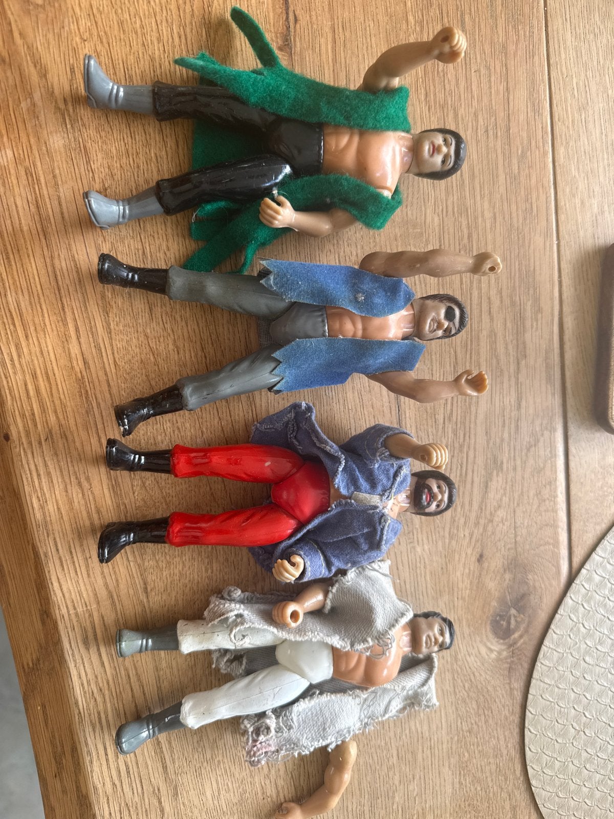 Remco 1986 Poppen met knop - Vintage Actiefiguren, Ophalen of Verzenden, Gebruikt