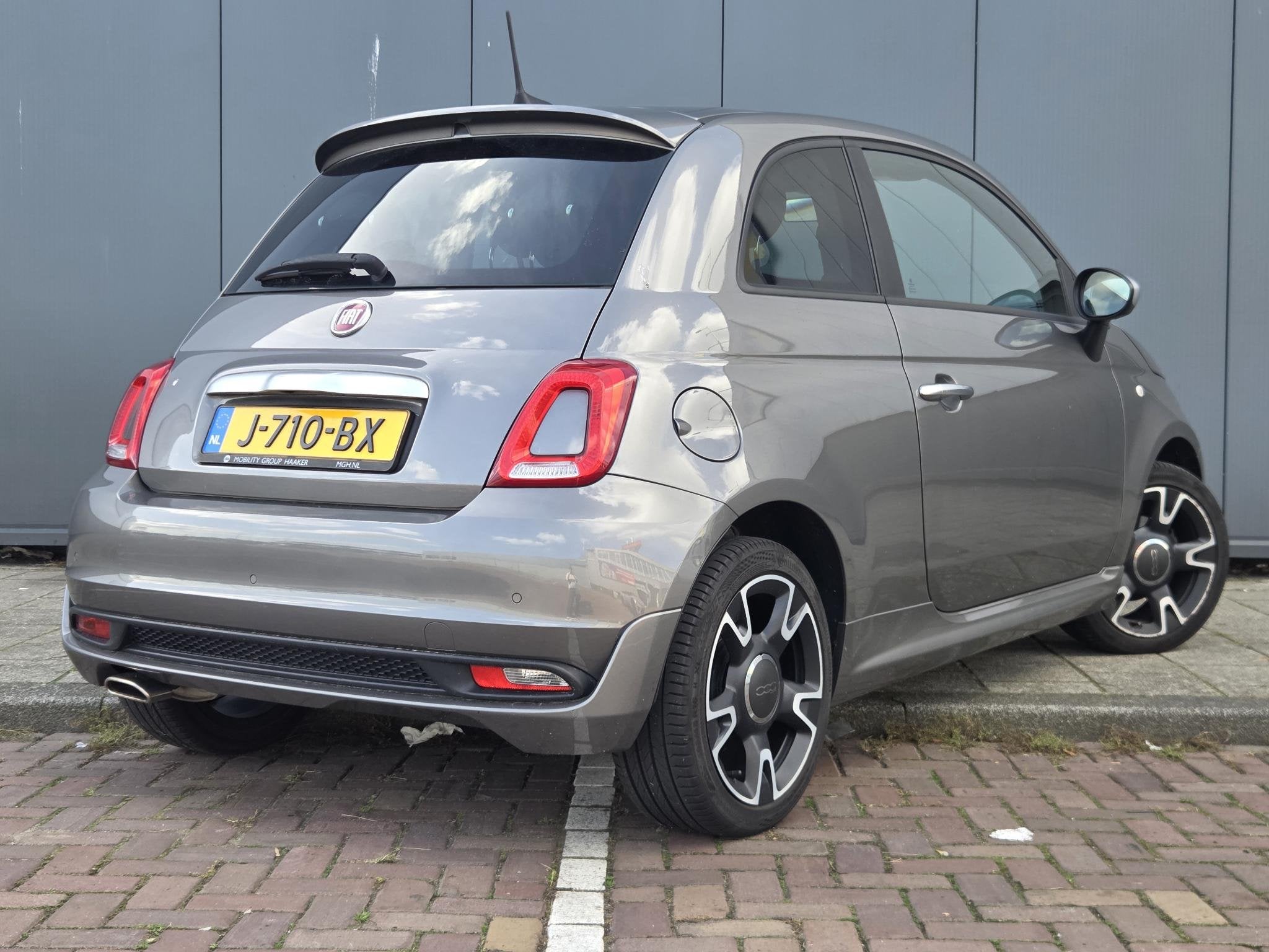 Fiat 500 1.2 Rockstar | Automaat | Schuif-kanteldak | Dealer, Auto's, Stof, 4 cilinders, 4 stoelen, Origineel Nederlands