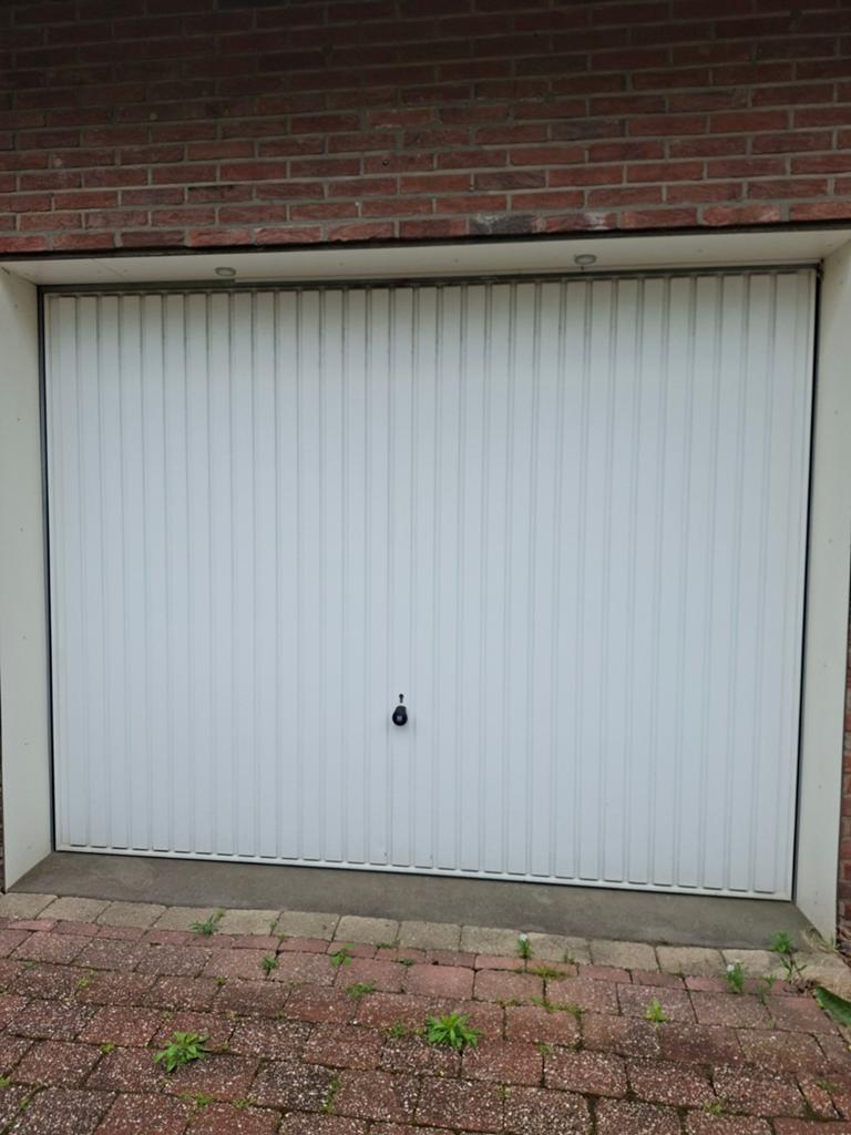Hormann Garagedeur met elektrische opener uit 2003, Ophalen, Gebruikt, 120 cm of meer, Garagedeur