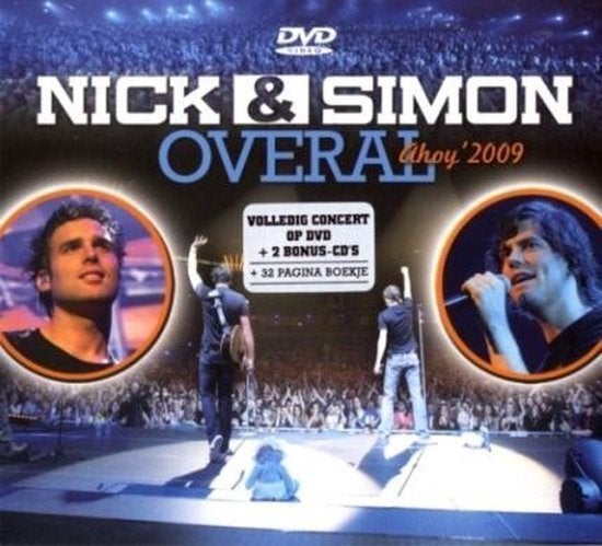Nick & Simon - Overal - 2 cds + dvd + boekje, Boxset, Speciale editie, Ophalen of Verzenden, Zo goed als nieuw
