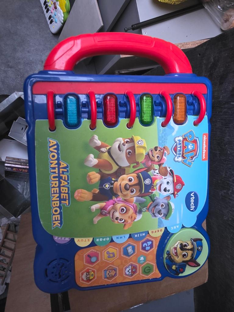 Paw Patrol Alfabet Avonturenboek VTech, Ophalen of Verzenden, Zo goed als nieuw, Taal en Lezen, Met geluid