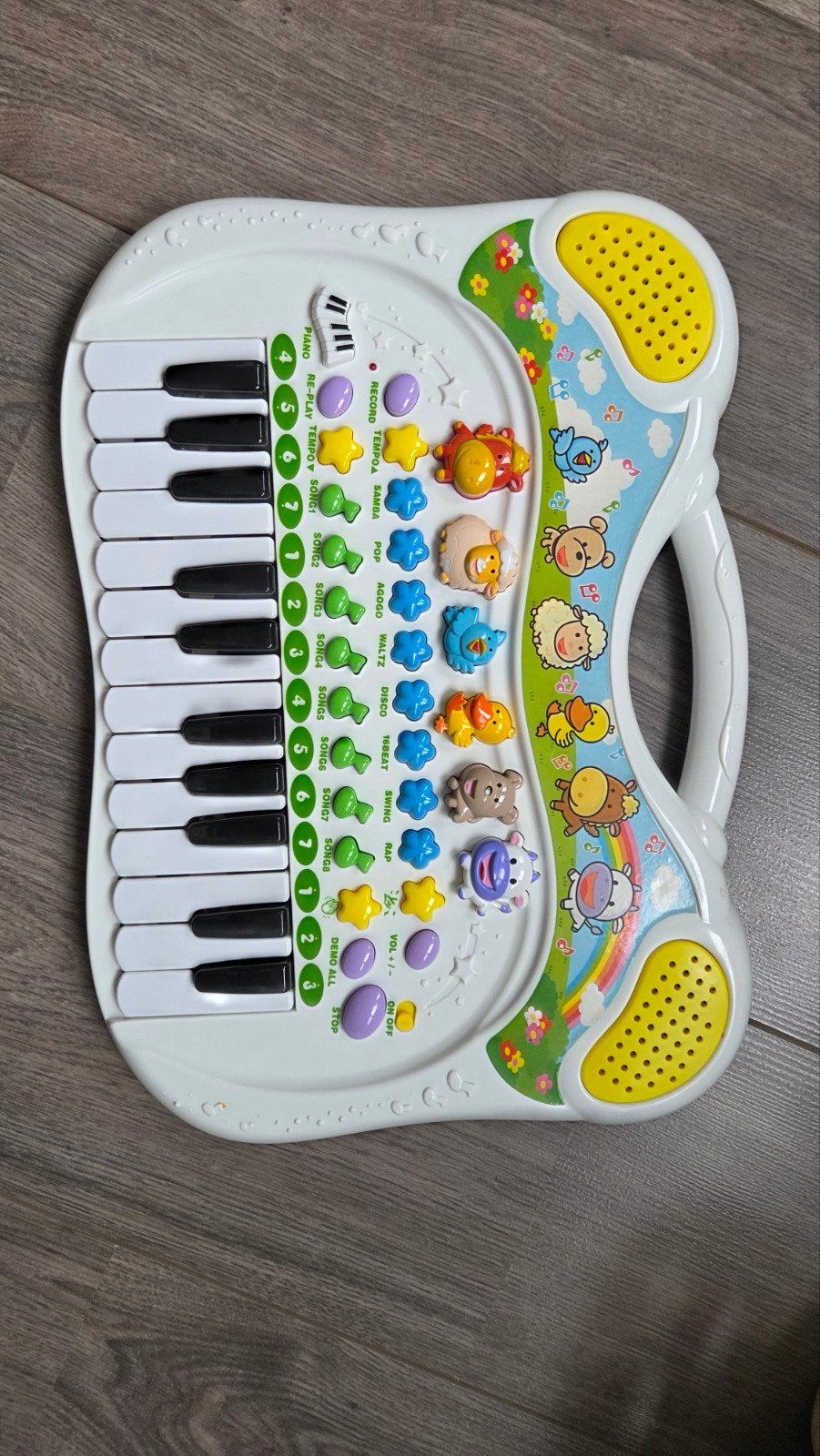 Baby speelgoed piano met dierengeluiden en muziek, Ophalen, Gebruikt, Overige typen, Met geluid
