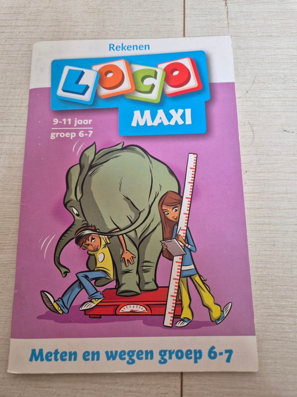Maxi Loco boekje: Rekenen: Meten & Wegen 9- 11 jr, als NIEUW, Ophalen, Rekenen