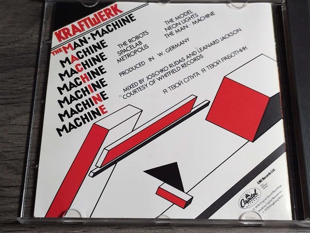 Kraftwerk ‎– The Man Machine, Ophalen of Verzenden, Zo goed als nieuw, Pop