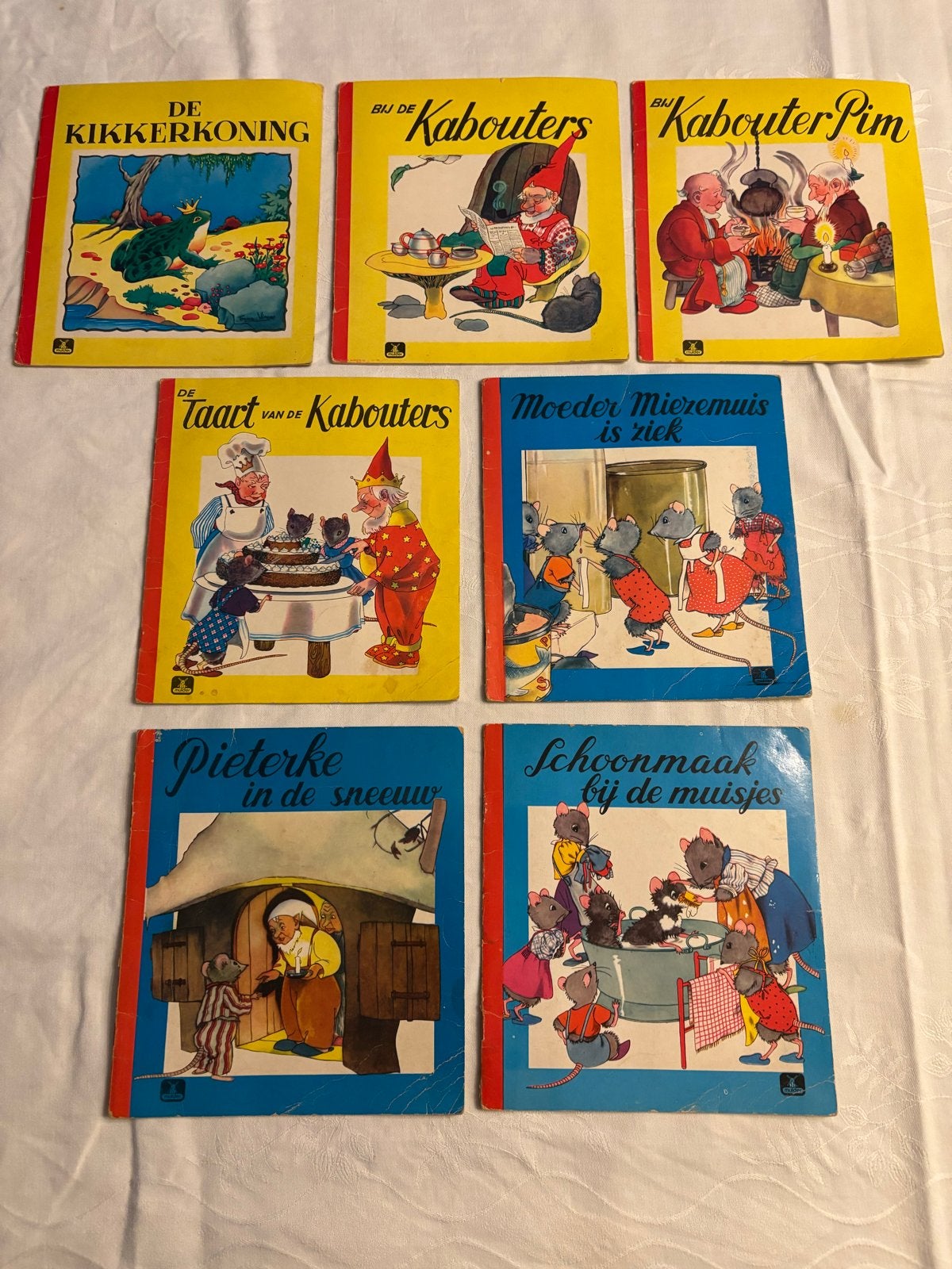 6 Mulder Boekjes: Kabouters, Kikkerkoning, Muisjes, Gelezen, Fictie algemeen, Jongen of Meisje, Ophalen of Verzenden