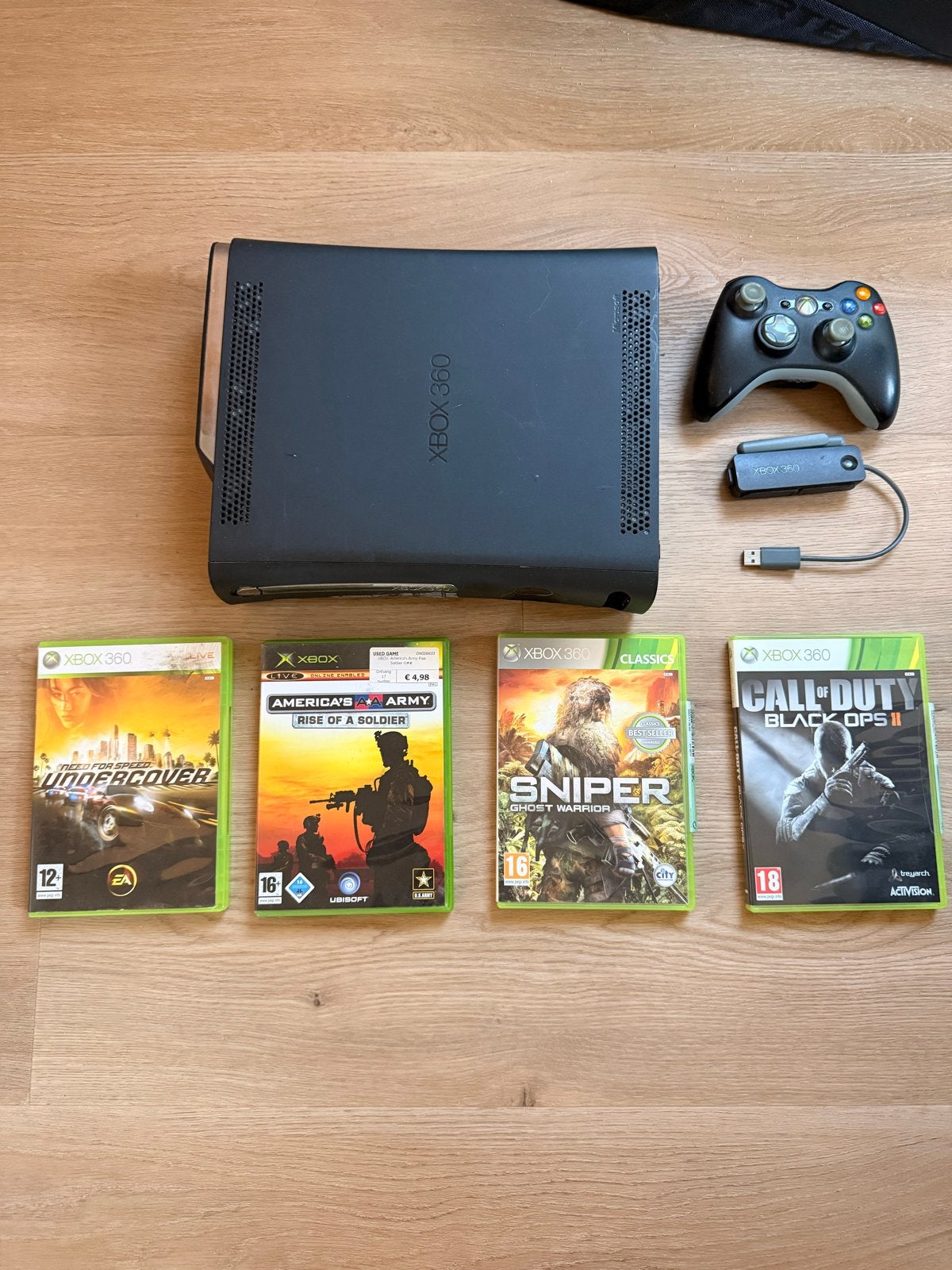 Xbox 360 met 120GB HDD en 13 games, Ophalen, Online, Gebruikt, Vanaf 18 jaar