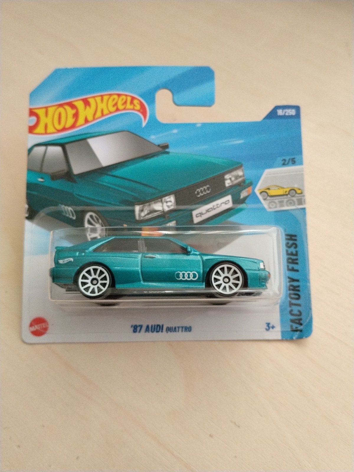 Hotwheels '87 audi quattro hot wheels, Ophalen of Verzenden, Nieuw, Auto