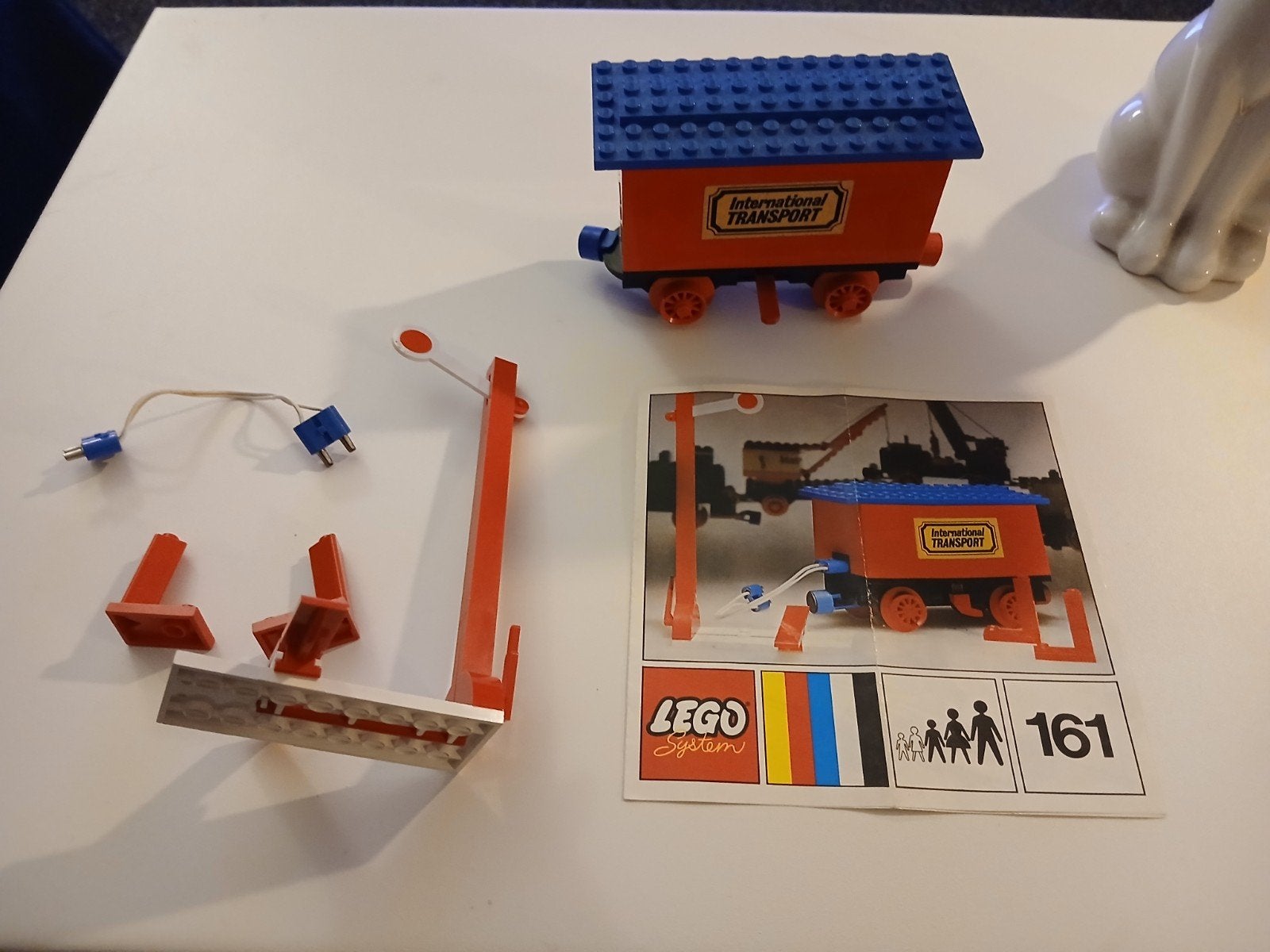 Lego nr 161    4,5 volt batterijwagon, Ophalen of Verzenden, Gebruikt
