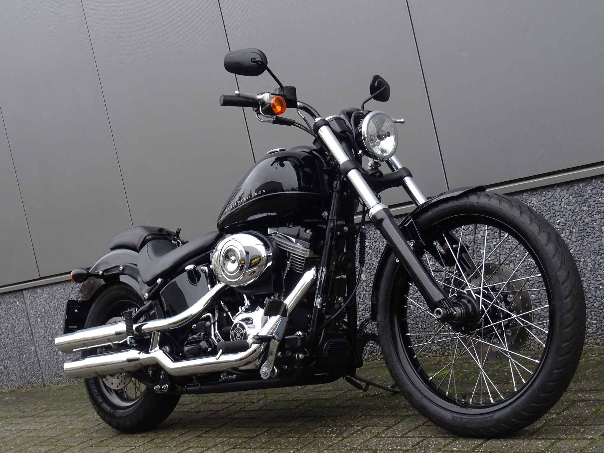 Harley-Davidson FXS SOFTAIL BLACKLINE (bj 2011), Motoren, Chopper, 1585 cc, Gebruikt, Bedrijf