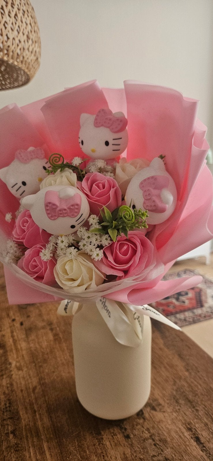 Hello Kitty bloemboeket, Ophalen of Verzenden, Zo goed als nieuw