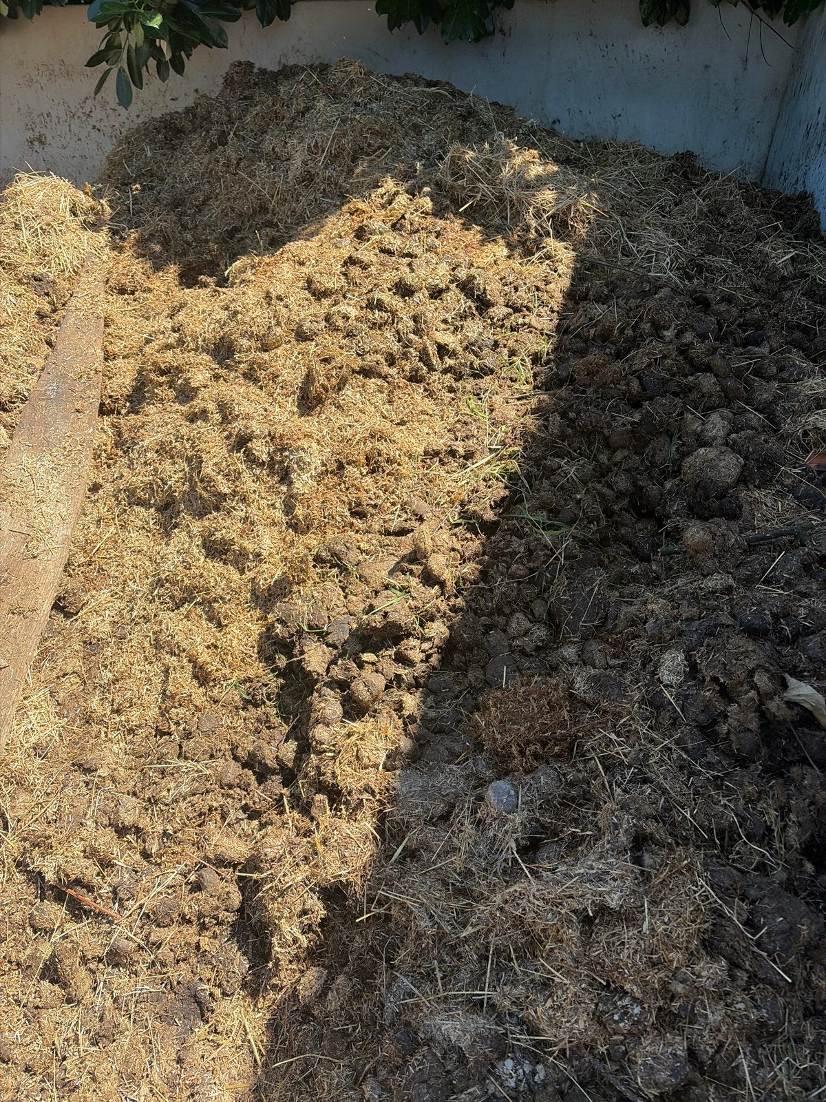 paardenmest voor uw tuin of moestuin, Ophalen, Mest