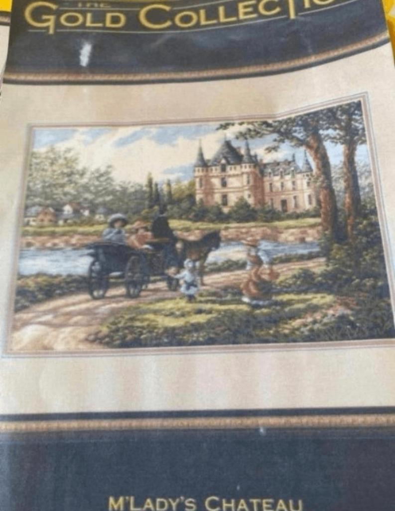 BORDUURPAKKET DIMENSIONS GOLD M'Lady's Chateau, Hobby en Vrije tijd, Borduren en Borduurmachines, Verzenden, Nieuw, Handborduren