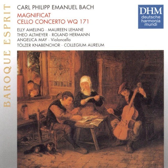CPE BACH Magnificat CD AMELING DHM, Ophalen of Verzenden, Barok, Gebruikt, Overige typen