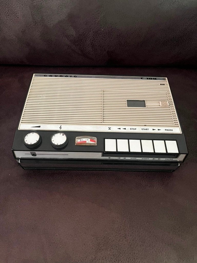 Grundig C100 cassetterecorder (1965)  - zeldzaam, Ophalen of Verzenden, Overige merken