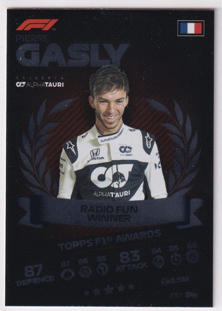 Pierre Gasly Radio Fun Winner #237, Verzenden, Nieuw, Formule 1