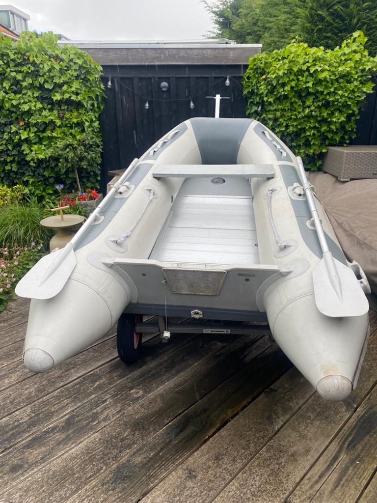 Prima Nimarine rubberboot / boot 3m met kar en accessoires, Aluminium, Gebruikt, Overige brandstoffen, Ophalen of Verzenden
