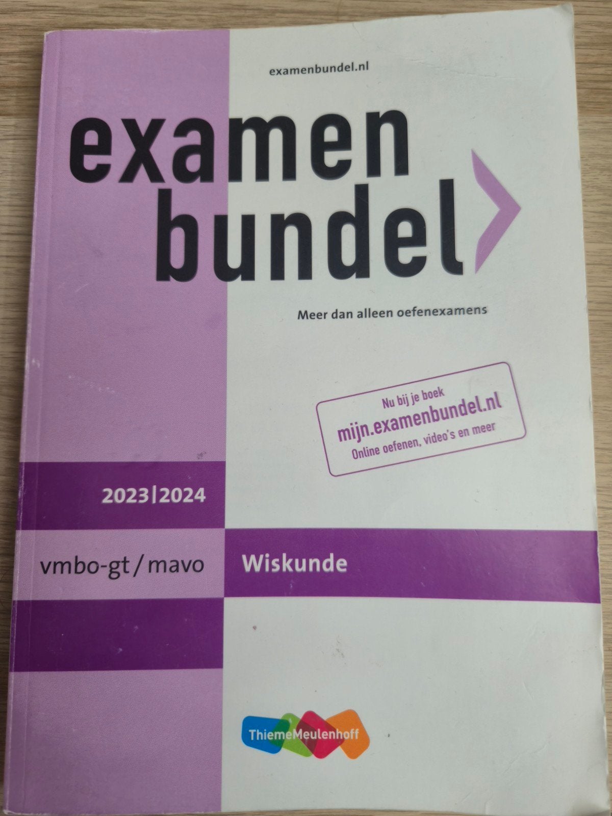 Examenbundel Wiskunde VMBO-GT/MAVO 2023/2024, Boeken, Schoolboeken, Ophalen, Gelezen, VMBO, Wiskunde A