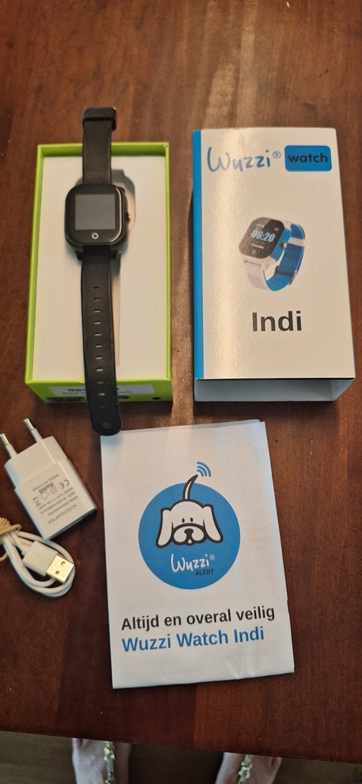 wuzzi smartwatch voor ouderen, Ophalen, Zwart, Zo goed als nieuw, Wuzzi Watch