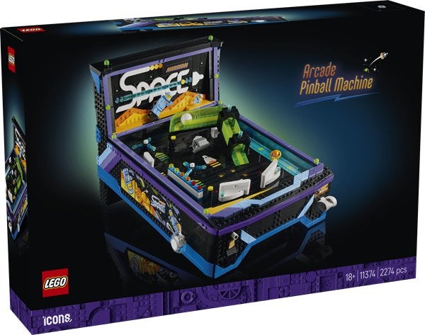 LEGO Icons 11374 - Flipperkast, Ophalen, Customercare@lego.com, Lego, Compleet