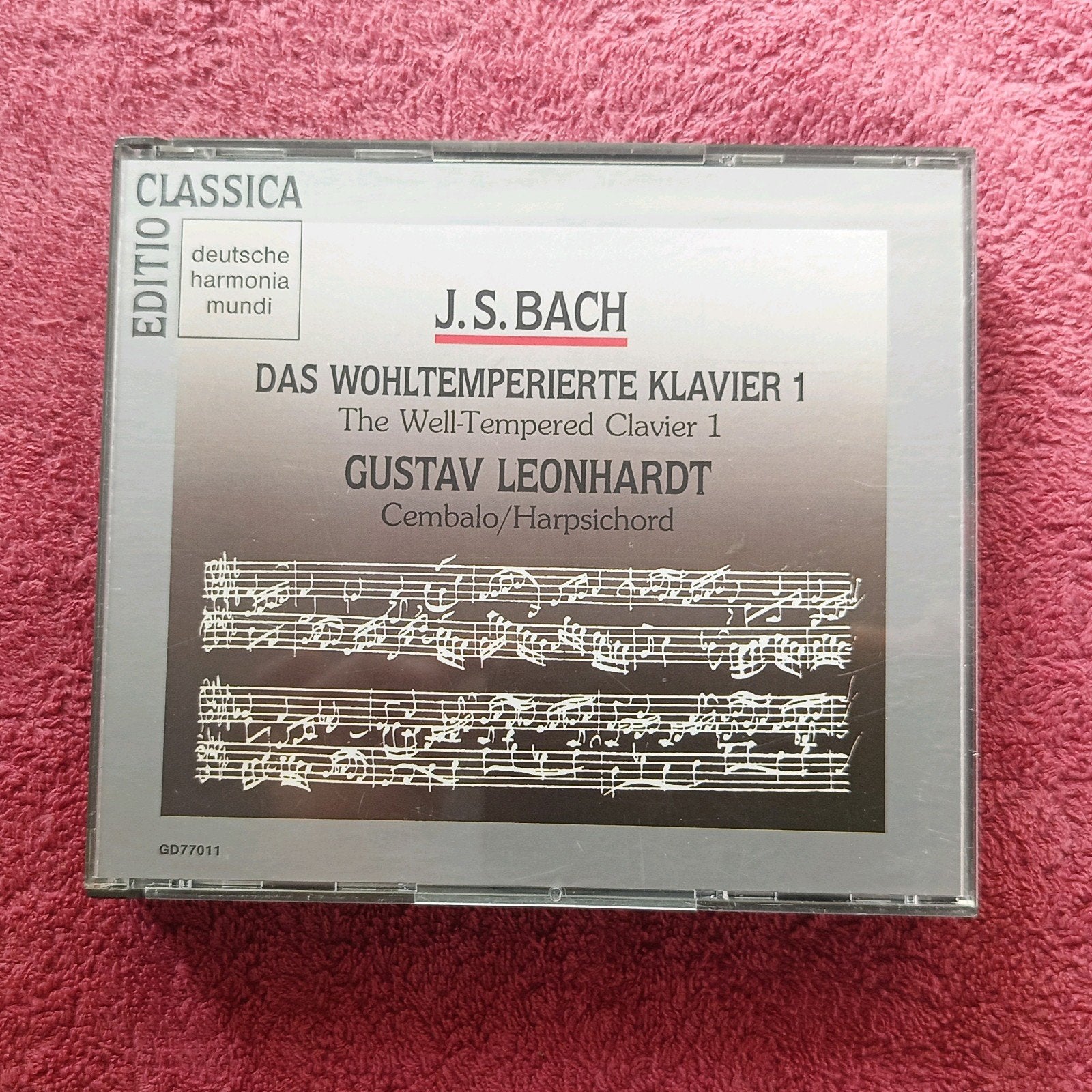 Bach - Das Wohltemperierte Klavier 1 - Gustav Leonhardt 2CD, Met libretto, Ophalen of Verzenden, Barok, Kamermuziek