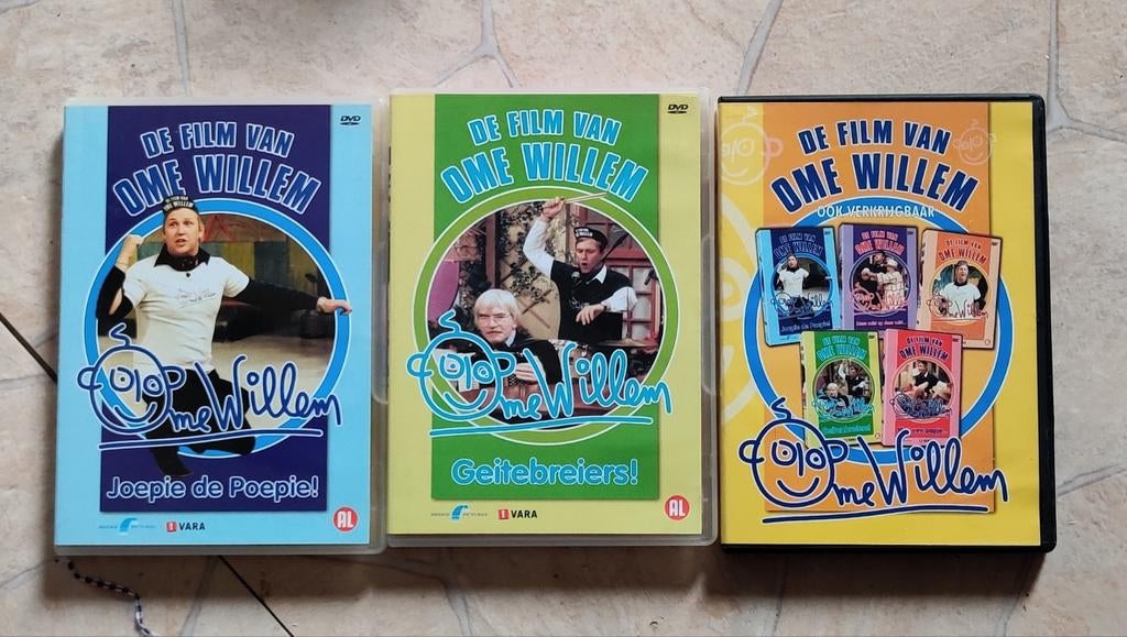 3 dvd's ome Willem, Alle leeftijden, Ophalen of Verzenden, Zo goed als nieuw, Overige genres