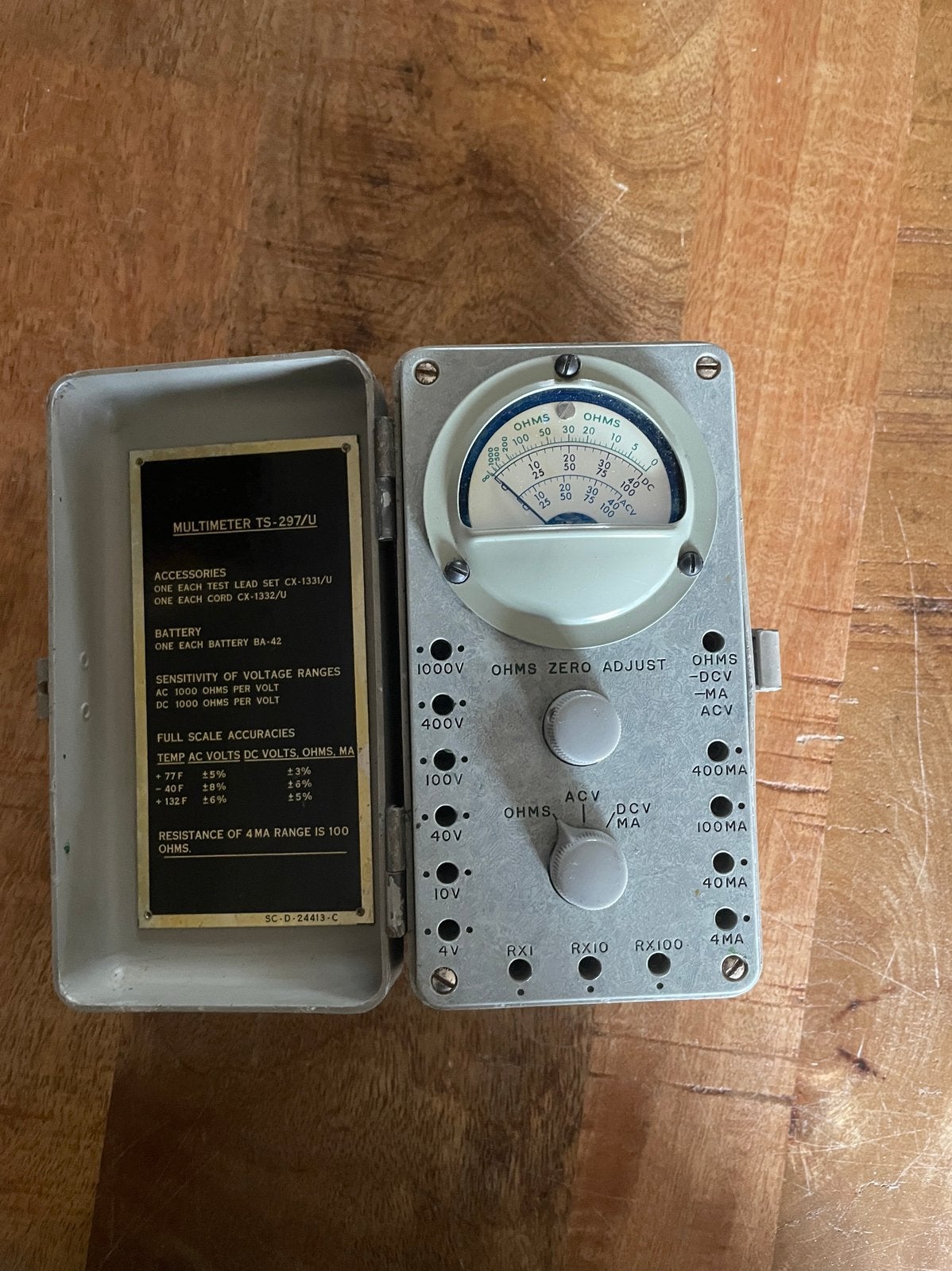 TS-297/U multimeter, Ophalen of Verzenden