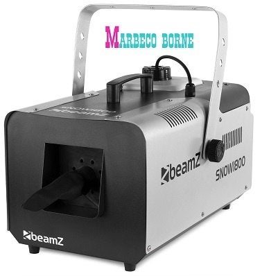 Snow machine, Sneeuwmachine, Snow effect 1800 watt, Nieuw, Info@marbeco.nl, BeamZ, Licht