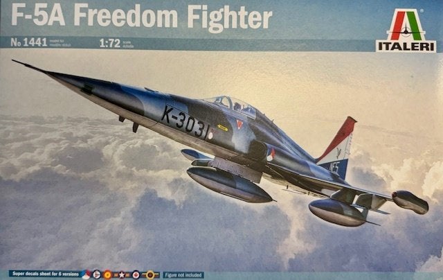 Coelianmodels, Italeri, 1441, F-5A NL Decals, 1/72 € 19,99, Hobby en Vrije tijd, Modelbouw | Vliegtuigen en Helikopters, 1:72 tot 1:144