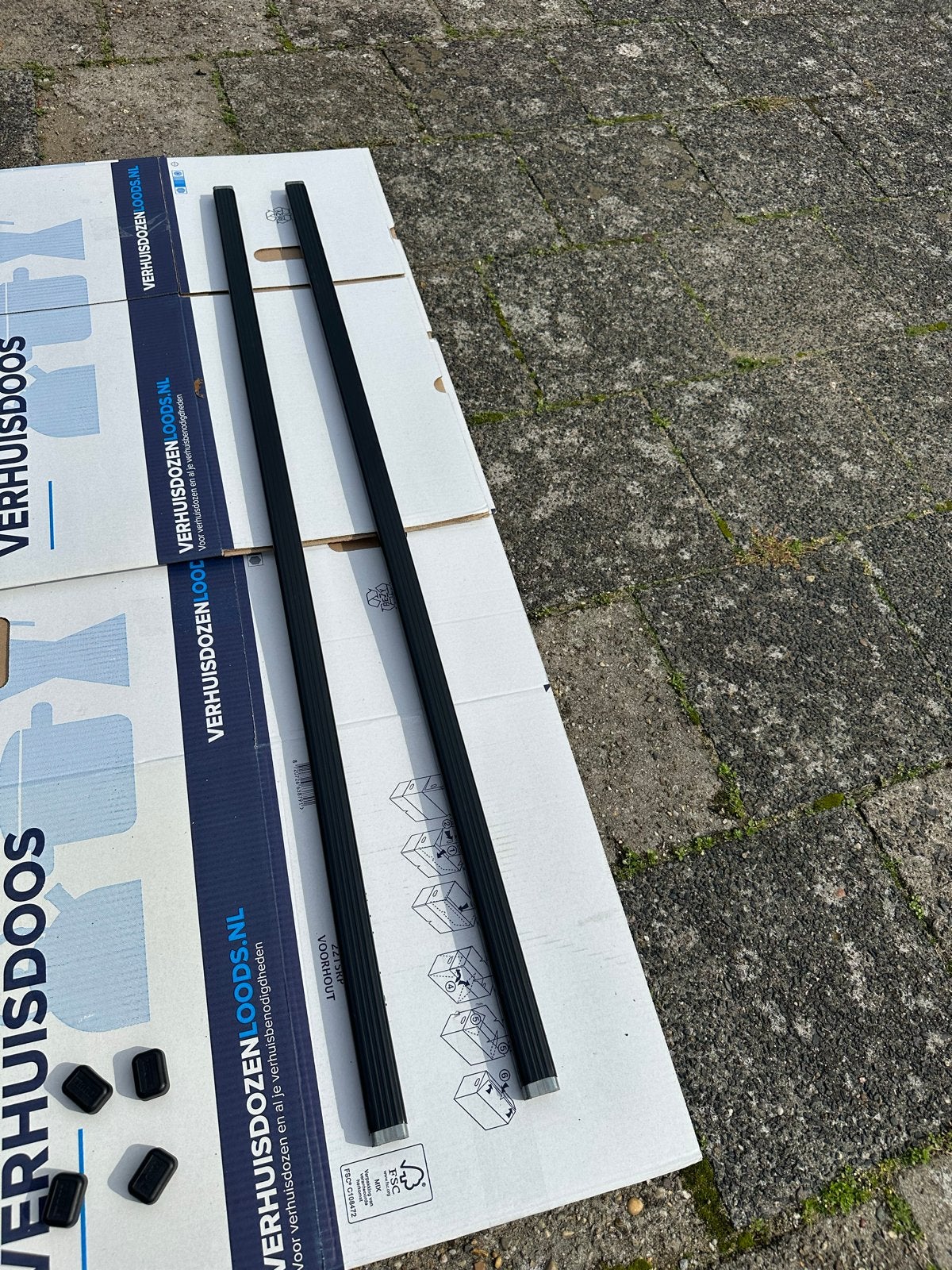 Thule dakdragerstangen 127 Evo SquareBar (712300), Auto diversen, Ophalen, Zo goed als nieuw