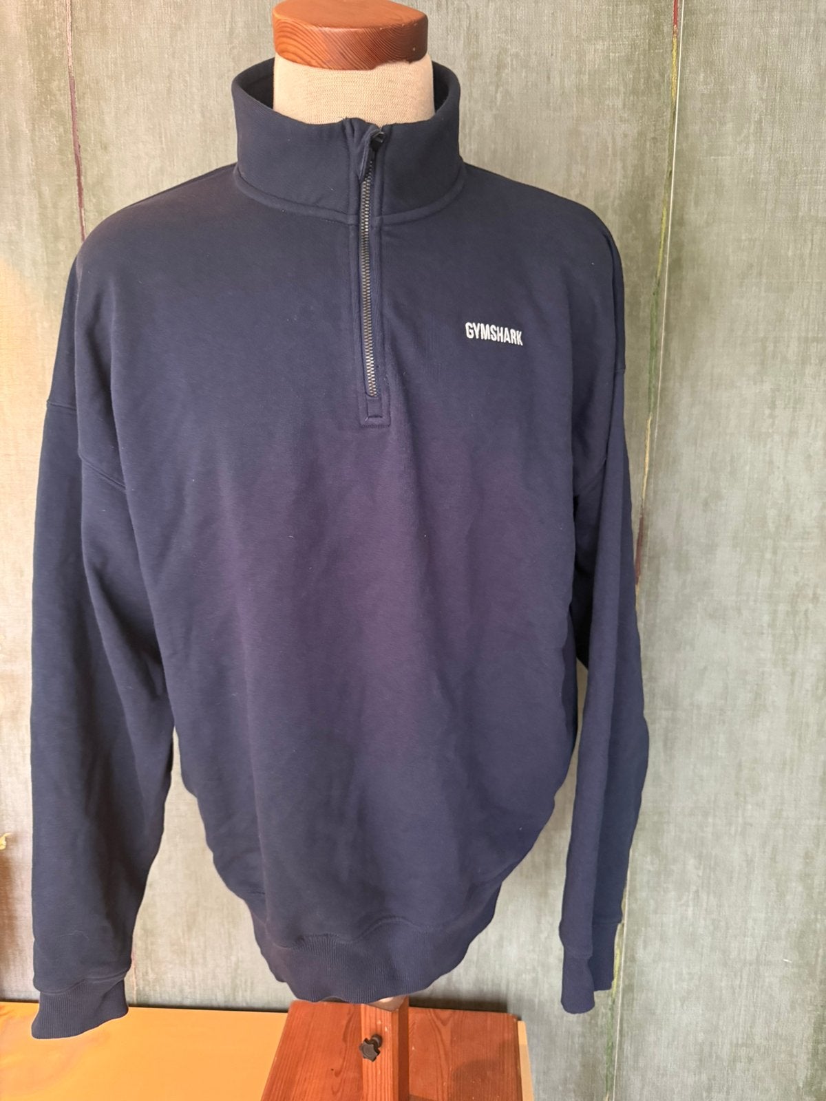 Gymshark Sweater maat M, vakt ruim, Ophalen of Verzenden, Zo goed als nieuw, Blauw