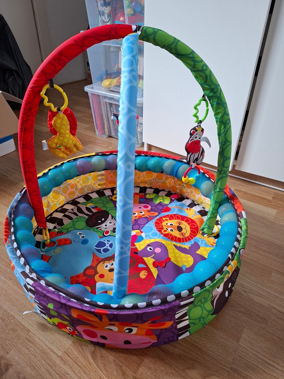 Playgro Safari superVrolijk speelkleed met ballen, Ophalen, Zo goed als nieuw, Speelkleed