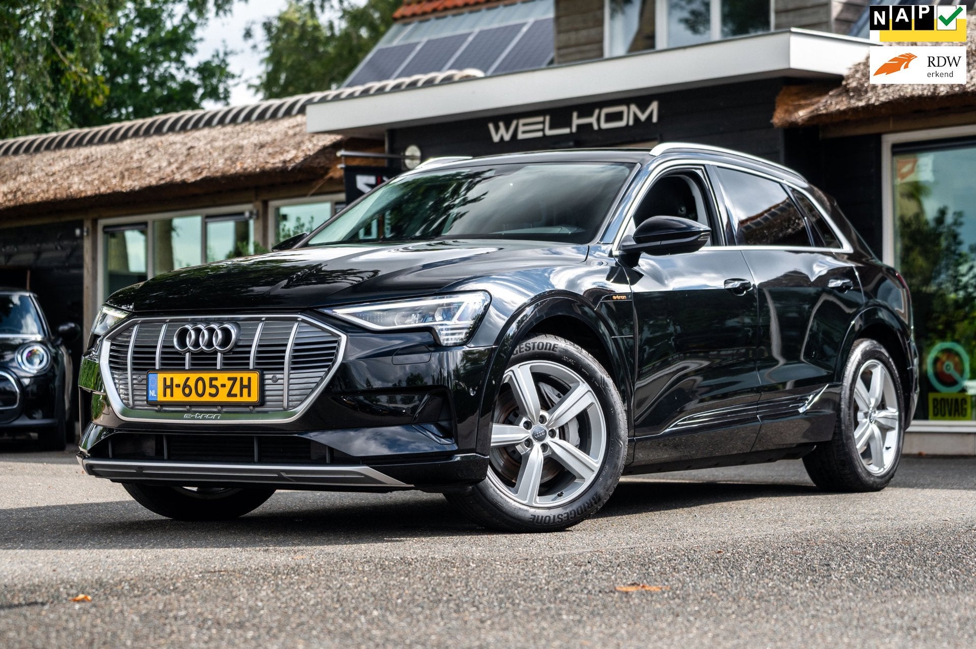 Audi E-tron E-tron 50 quattro Launch edition 71 kWh Soh 84%, Automaat, Stof, Zwart, 71 kWh