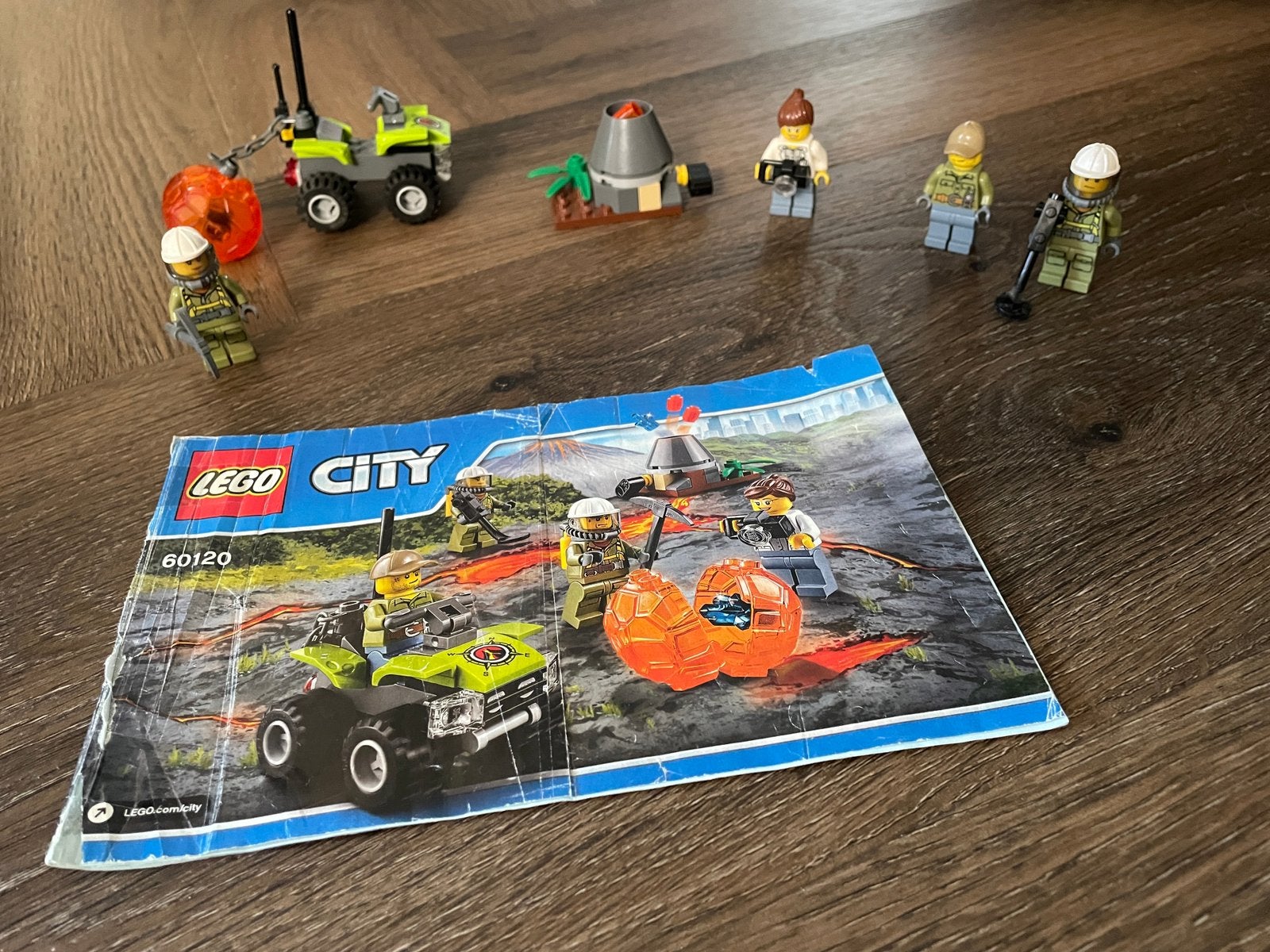 City lego: Vulkaan starterset 60120, Compleet, City, Lego, Ophalen of Verzenden