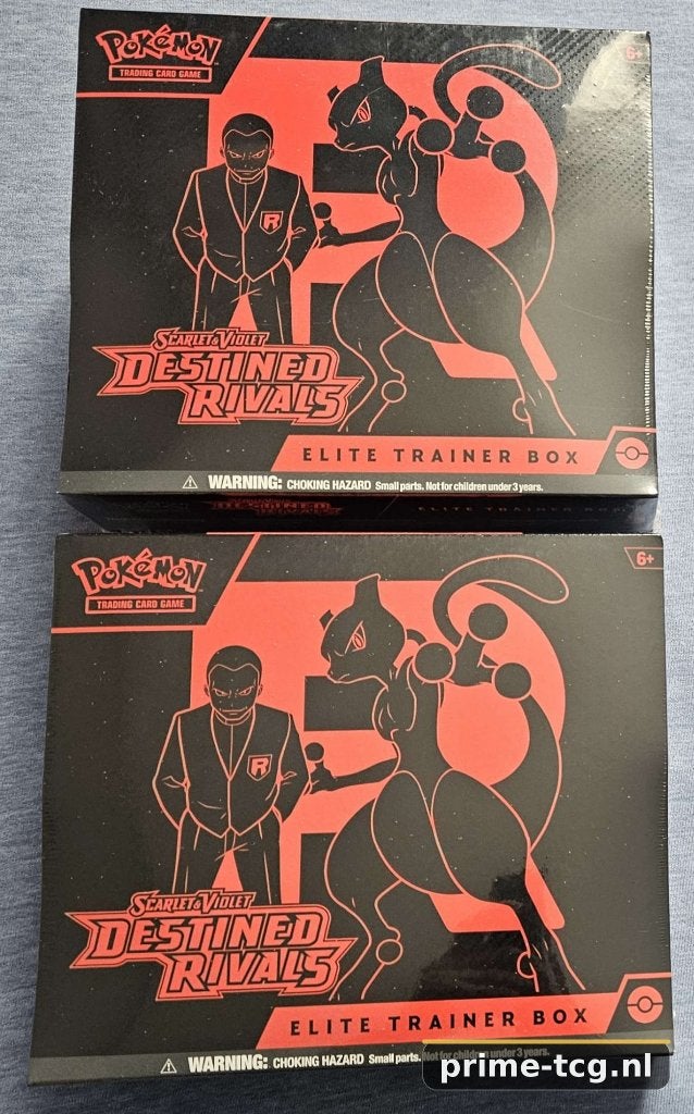 Pokémon Destined Rivals – Elite Trainer Box (ETB), Ophalen, Nieuw, Boosterbox, Foil