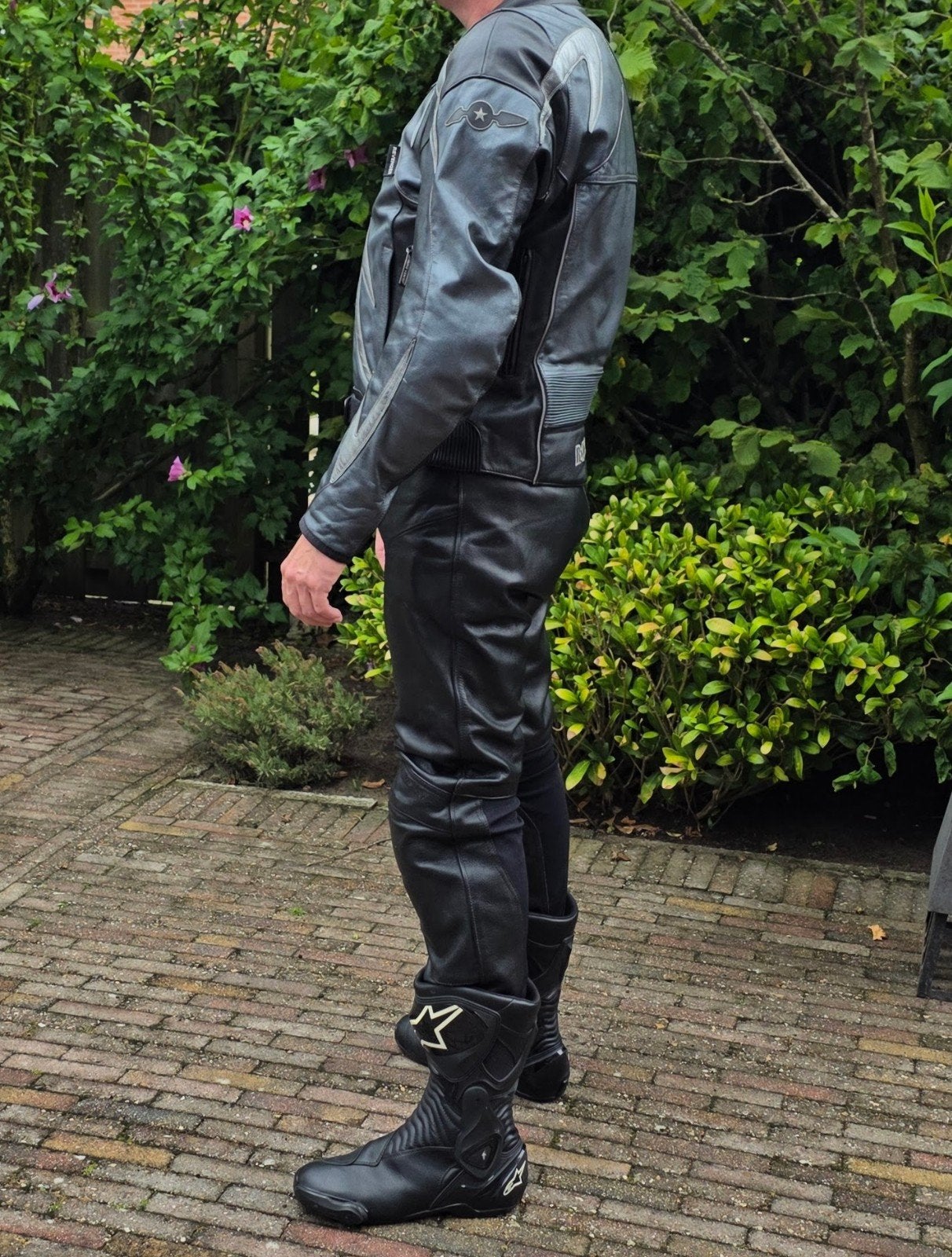 MQP /Revenger leren motorpak (54/56), Motoren, Kleding | Motorkleding, MQP, Ophalen of Verzenden, Tweedehands, Heren