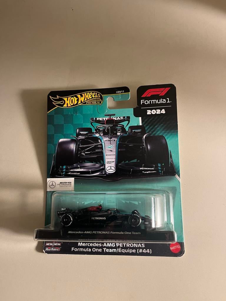 Hot Wheels Premium Mercedes-AMG Petronas F1, Hobby en Vrije tijd, Modelauto's | 1:43, Nieuw, Auto, Overige merken, Ophalen of Verzenden
