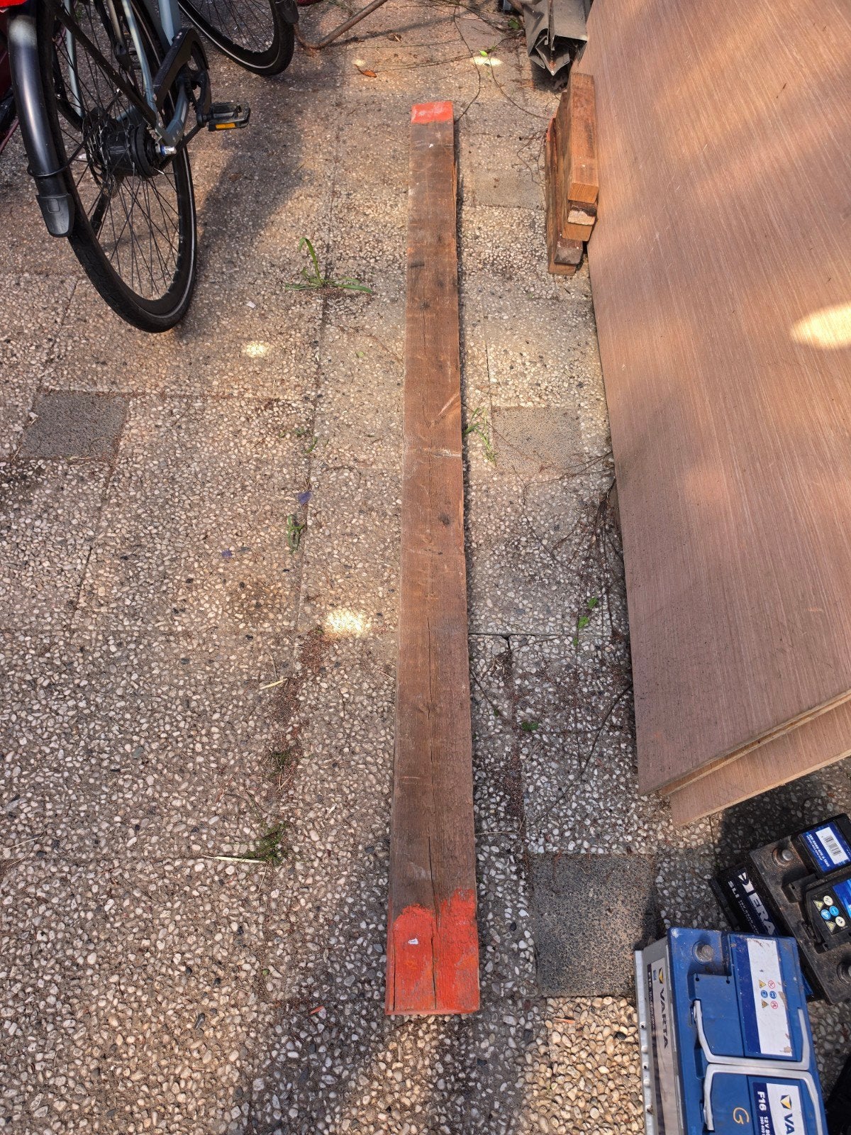 Houten gording balken, Ophalen, Gebruikt, 200 tot 250 cm, 50 mm of meer