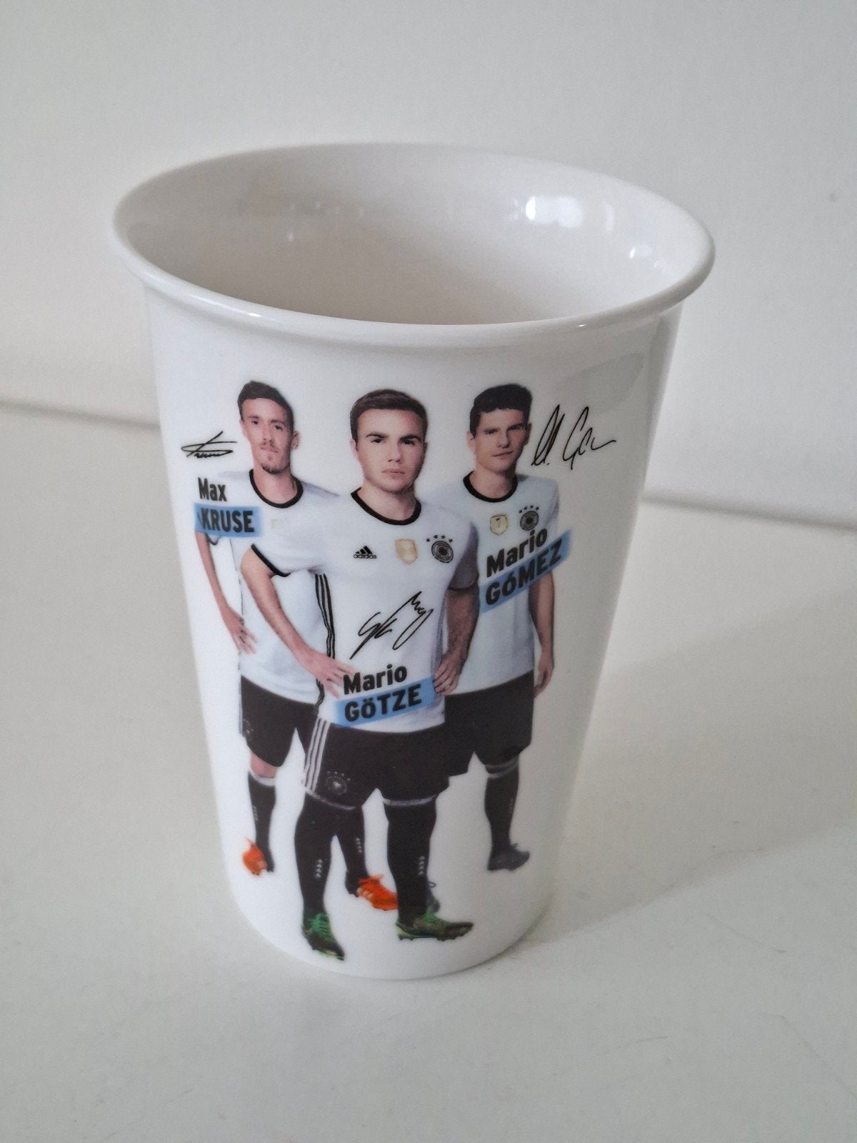 Mok beker Duitse voetballers DFB 2016, Overige merken, Keramiek, Zo goed als nieuw, Overige stijlen